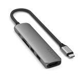 Satechi 6-in-1 USB-C Slim Multiport Adapter - Space Grey