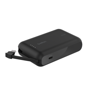 Belkin PD Powerbank with Integrated USB-C cable  - 10KmAh - 20W