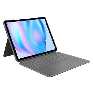 [Open Box] Logitech Combo Touch - iPad Air 13'' (2024/2025) - Oxford Grey