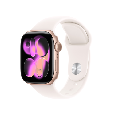 [Open Box] Apple Watch S11 - 42mm - Rose Gold Aluminium - Light Blush Sport Band - S/M