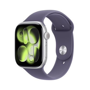 [Open Box] Apple Watch S11 - 46mm - Silver Aluminium - Purple Fog Sport Band - M/L