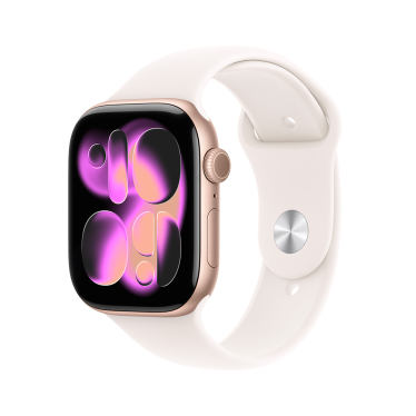 Apple Watch S11 - 46mm - Rose Gold Aluminium - Light Blush Sport Band - S/M
