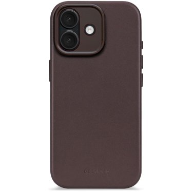 Decoded Leather Backcover - iPhone 17 - Chocolate brown