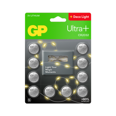 GP CR2032 Lithium Knoopcel - 3V - 10pcs Lightstring