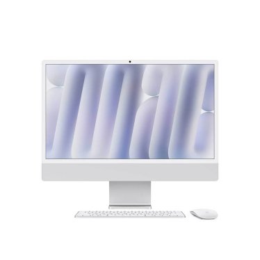 iMac 24" Silver - M4 8C-CPU & 8C-GPU - 16GB - 1TB - Gbit Eth - Mouse - MK-TID-NUM