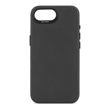 Decoded Leather Backcover - iPhone 16e - Black