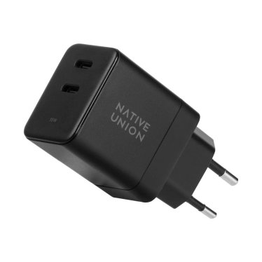 Native Union Dual USB-C Fast GaN Charger PD - 35W - Black