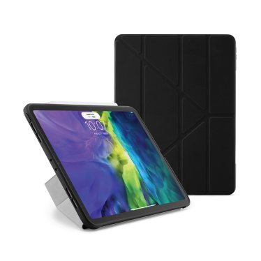 !Pipetto Origami Case (TPU) - iPad Air 10.9" (2020/2022) / iPad Air 11" (2024) - Black