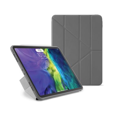 !Pipetto Origami Case - iPad Air 10.9" (2020/2022) / iPad Air 11" (2024) - Dark Grey