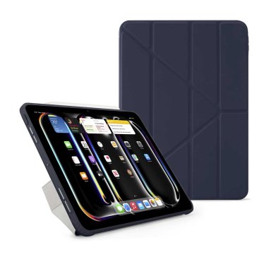 Pipetto Origami Case - iPad Pro 11" (2024-2025) - Dark Blue