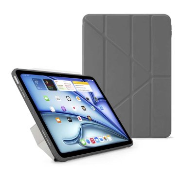 Pipetto Origami Case - iPad Air 10.9" (2020/2022) / iPad Air 11" (2024) - Grey