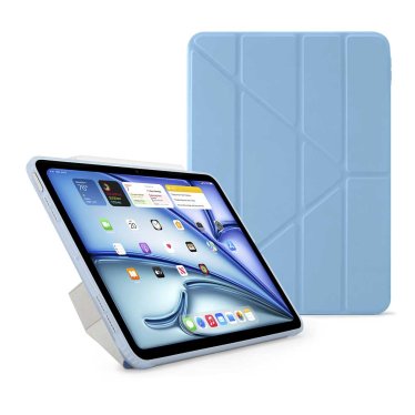 Pipetto Origami Case - iPad Air 10.9"(2020/2022) / iPad Air 11" (2024) - Light Blue