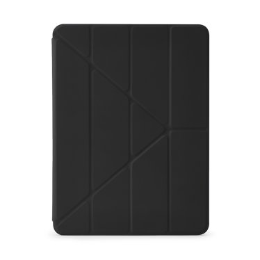 Pipetto Origami Case (TPU) - iPad 10.2" (2019 - 2021) - Black