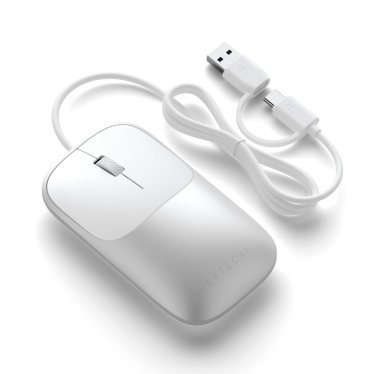 Satechi Slim LX Wired Mouse - Silver