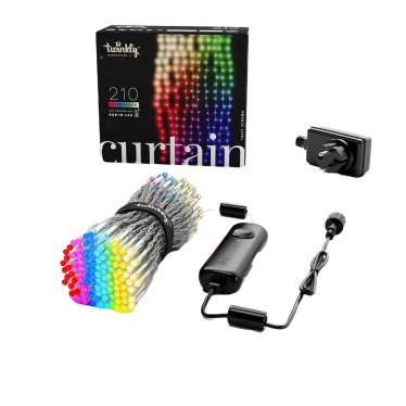 @Twinkly Curtain RGB+W - 210 LED's - Transparant