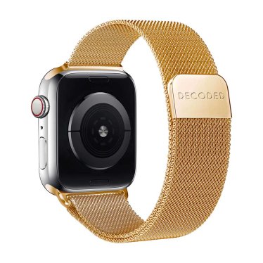 Decoded Milan Traction Strap - Apple Watch 38/40/41mm - Gold