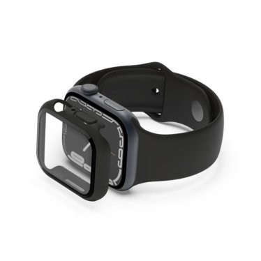 Belkin TemperedCurve 2in1 360 Anti-Microbial - Apple Watch Series 4-9 / SE (2020 - 2023) - 44/45mm - Black 	