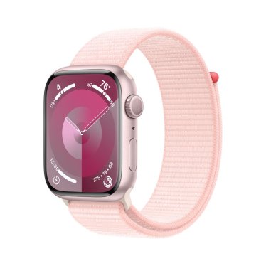 Apple Watch S9  - 41mm Aluminium - Pink - Light Pink - Sport Loop -  (130-200mm)