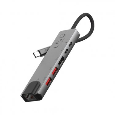 @LINQ 6 in 1 USB-C Multiport Hub PRO