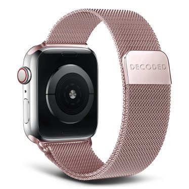 Decoded Milan Traction Strap - Apple Watch 44/45/49mm - Rose Gold